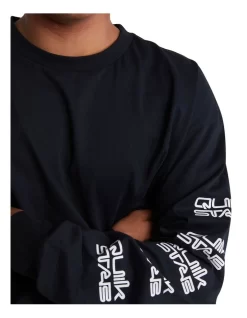 Stab X Quiksilver Long Sleeve Shirt In Black -Quiksilver 959118130 4 720x928