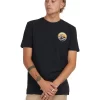 Quiksilver Port Of Call Short Sleeve T-Shirt In Black -Quiksilver 959119030 1 720x928