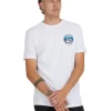 Quiksilver Port Of Call Short Sleeve T-Shirt In White -Quiksilver 959119120 1 720x928