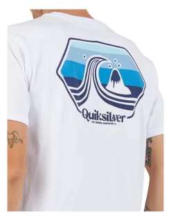 Quiksilver Port Of Call Short Sleeve T-Shirt In White -Quiksilver 959119120 4 720x928