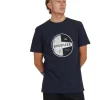 Quiksilver Jungle Drum Short Sleeve T-Shirt In Navy Blazer -Quiksilver 959119390 1 720x928