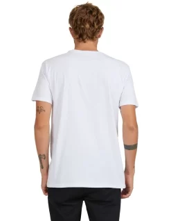 Quiksilver Jungle Drum Short Sleeve T-Shirt In White -Quiksilver 959119570 3 720x928