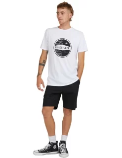 Quiksilver Jungle Drum Short Sleeve T-Shirt In White -Quiksilver 959119570 5 720x928