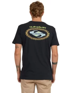 Quiksilver Second Skin Short Sleeve T-Shirt In Black -Quiksilver 959119660 3 720x928