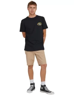 Quiksilver Second Skin Short Sleeve T-Shirt In Black -Quiksilver 959119660 4 720x928
