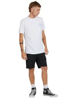 Quiksilver Second Skin Short Sleeve T-Shirt In White -Quiksilver 959119750 5 720x928