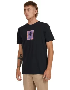 Quiksilver Great Heights Short Sleeve T-Shirt In Black -Quiksilver 959119840 2 720x928
