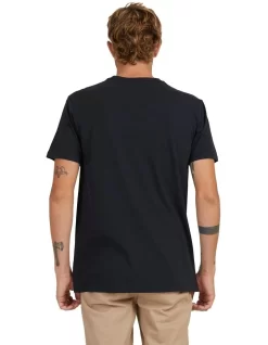 Quiksilver Great Heights Short Sleeve T-Shirt In Black -Quiksilver 959119840 3 720x928