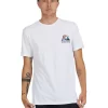 Quiksilver River Bend Short Sleeve T-Shirt In White -Quiksilver 959120020 1 720x928