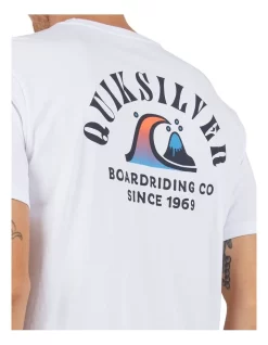 Quiksilver River Bend Short Sleeve T-Shirt In White -Quiksilver 959120020 4 720x928