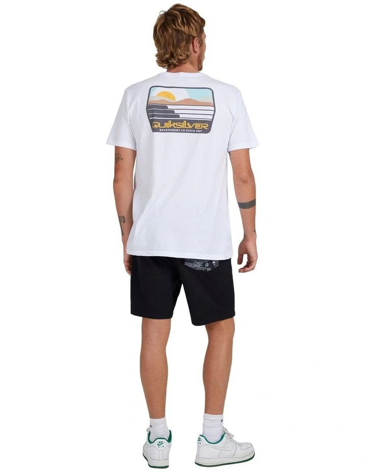 Quiksilver Rocky Trail Short Sleeve T-Shirt In White 5 Quiksilver Rocky Trail Short Sleeve T-Shirt In White - Image 3