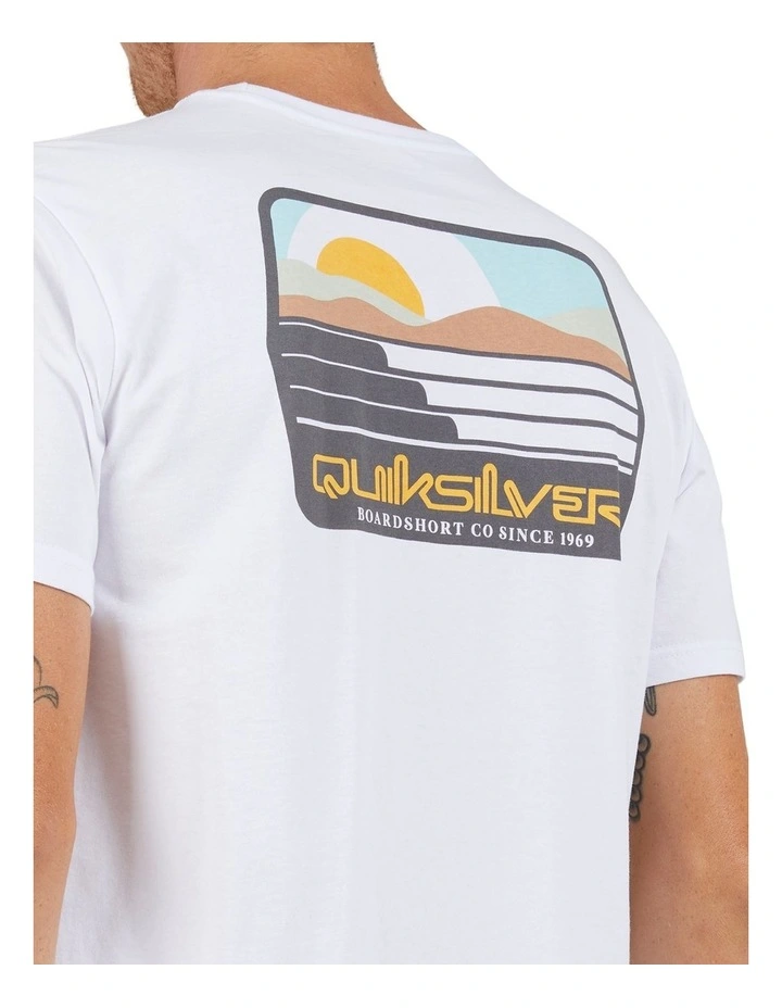Quiksilver Rocky Trail Short Sleeve T-Shirt In White 8 Quiksilver Rocky Trail Short Sleeve T-Shirt In White - Image 6