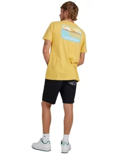 Quiksilver Rocky Trail Short Sleeve T-Shirt In Ochre 10 Quiksilver Rocky Trail Short Sleeve T-Shirt In Ochre -Quiksilver 959120200 3 720x928