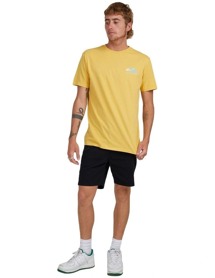 Quiksilver Rocky Trail Short Sleeve T-Shirt In Ochre 7 Quiksilver Rocky Trail Short Sleeve T-Shirt In Ochre - Image 5