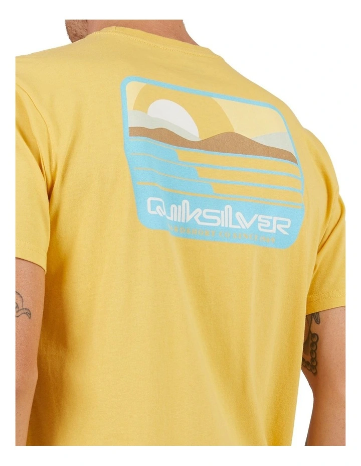Quiksilver Rocky Trail Short Sleeve T-Shirt In Ochre 8 Quiksilver Rocky Trail Short Sleeve T-Shirt In Ochre - Image 6