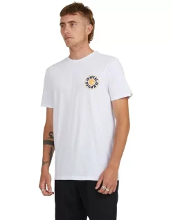 Quiksilver Moon Phase Short Sleeve T-Shirt In White -Quiksilver 959120380 3 1 720x928