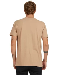 Quiksilver Omni Check Short Sleeve T-Shirt In Tannin -Quiksilver 959120740 3 720x928