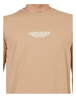 Quiksilver Omni Check Short Sleeve T-Shirt In Tannin -Quiksilver 959120740 4 720x928