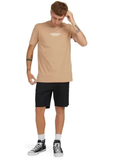 Quiksilver Omni Check Short Sleeve T-Shirt In Tannin -Quiksilver 959120740 5 720x928