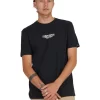 Quiksilver Omni Check Short Sleeve T-Shirt In Black