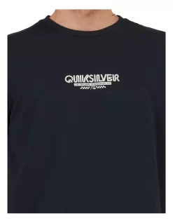 Quiksilver Omni Check Short Sleeve T-Shirt In Black -Quiksilver 959120920 4 720x928
