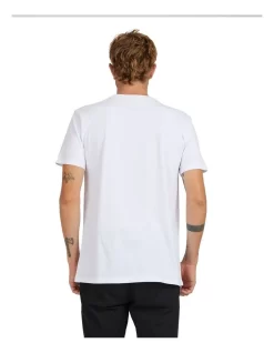 Quiksilver Omni Check Short Sleeve T-Shirt In White -Quiksilver 959121010 3 720x928