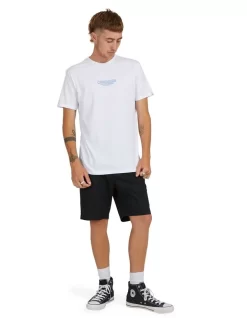 Quiksilver Omni Check Short Sleeve T-Shirt In White -Quiksilver 959121010 5 720x928