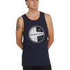 Quiksilver Jungle Drum Tank In Navy Blazer