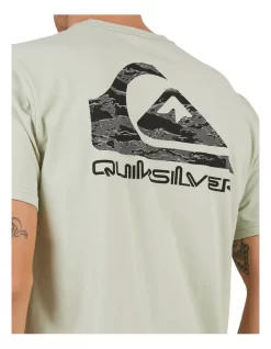 Quiksilver Corp Fills Short Sleeve T-Shirt In Desert Sage -Quiksilver 959122180 4 720x928