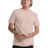 Quiksilver Days Off Short Sleeve T-Shirt In Peach Whip