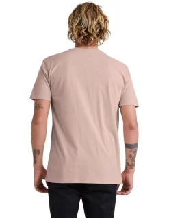Quiksilver Days Off Short Sleeve T-Shirt In Peach Whip -Quiksilver 959122630 3 720x928