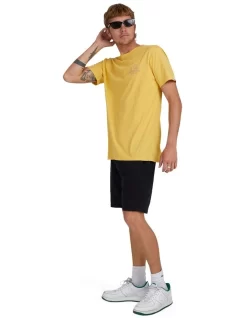 Quiksilver Days Off Short Sleeve T-Shirt In Ochre -Quiksilver 959122720 2 720x928