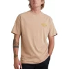 Quiksilver Arch The Soul Short Sleeve T-Shirt In Tannin -Quiksilver 959122810 1 720x928