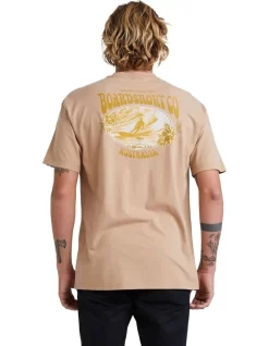 Quiksilver Arch The Soul Short Sleeve T-Shirt In Tannin -Quiksilver 959122810 3 720x928