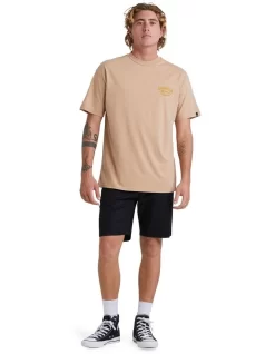 Quiksilver Arch The Soul Short Sleeve T-Shirt In Tannin -Quiksilver 959122810 5 720x928