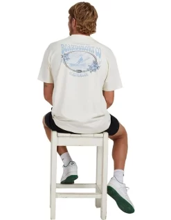 Quiksilver Arch The Soul Short Sleeve T-Shirt In Birch -Quiksilver 959122900 3 720x928