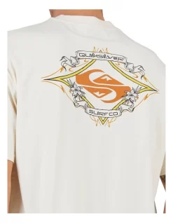 Quiksilver Lost Tracks Short Sleeve T-Shirt In Birch -Quiksilver 959123080 7 720x928