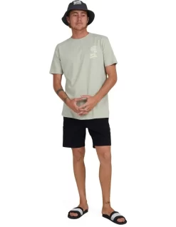 Quiksilver No Vacancy Short Sleeve T-Shirt In Desert Sage -Quiksilver 959123170 4 720x928