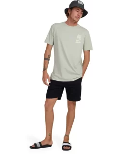 Quiksilver No Vacancy Short Sleeve T-Shirt In Desert Sage -Quiksilver 959123170 5 720x928