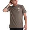Quiksilver No Vacancy Short Sleeve T-Shirt In Chocolate Chip