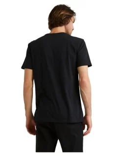 Quiksilver Outer Line Short Sleeve T-Shirt In Black -Quiksilver 959123620 3 720x928