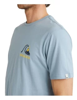 Quiksilver Burning Sun Short Sleeve T-Shirt In Pale Blue -Quiksilver 959123800 4 720x928