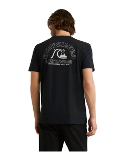 Quiksilver Clean Lines Short Sleeve T-Shirt In Black -Quiksilver 959123890 3 720x928