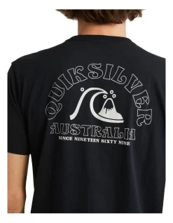 Quiksilver Clean Lines Short Sleeve T-Shirt In Black -Quiksilver 959123890 5 720x928
