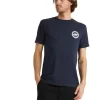 Quiksilver Global Beats Short Sleeve T-Shirt In Navy -Quiksilver 959123980 1 720x928