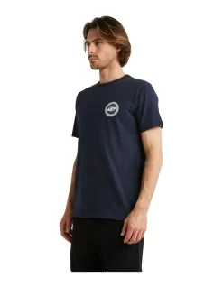 Quiksilver Global Beats Short Sleeve T-Shirt In Navy -Quiksilver 959123980 2 720x928