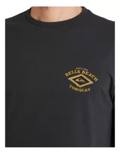 Quiksilver The Bowl Short Sleeve T-Shirt In Black -Quiksilver 959124070 4 720x928