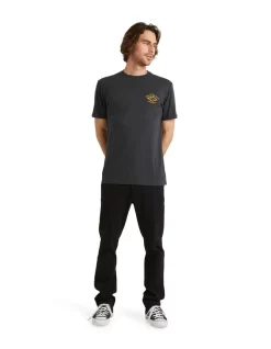 Quiksilver The Bowl Short Sleeve T-Shirt In Black -Quiksilver 959124070 6 720x928