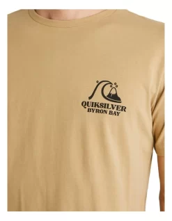 Quiksilver Mellow Out Short Sleeve T-Shirt In Sand -Quiksilver 959124160 4 720x928