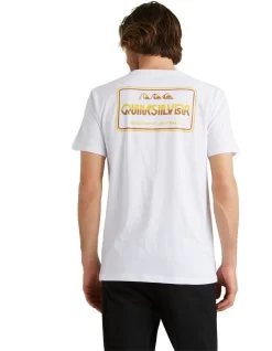 Quiksilver Tripper Short Sleeve T-Shirt In White -Quiksilver 959124250 3 720x928